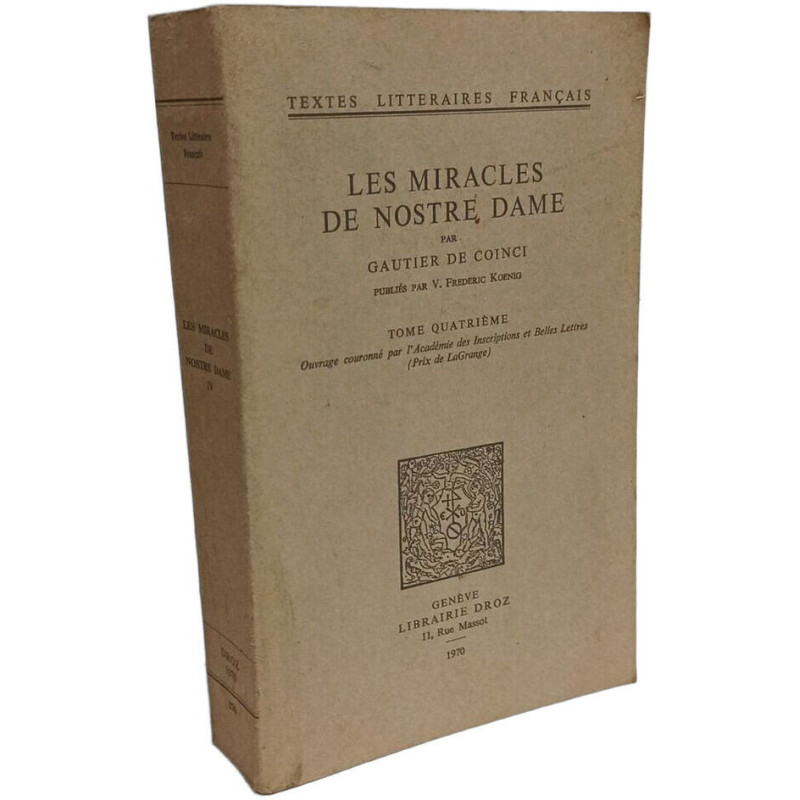 Les miracles de Nostre Dame - TOME QUATRIEME