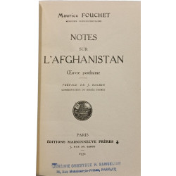 Notes sur l'Afghanistan