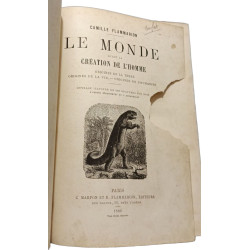 Le Monde avant la création de l'homme : origines de la terre...
