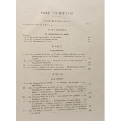 Le Monde avant la création de l'homme : origines de la terre...