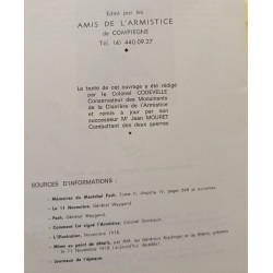 Armistice 1918 - sa signature la clairière Compiègne