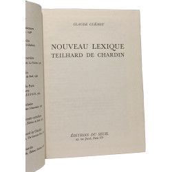 Nouveau lexique Teilhard de Chardin