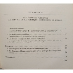 Les finances publiques