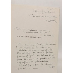 La Psycho-dynamique