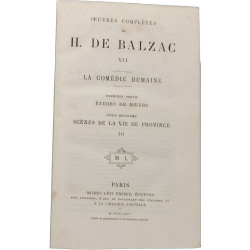 Première partie. Études de mœurs. Livre deuxième. Scènes de la vie...