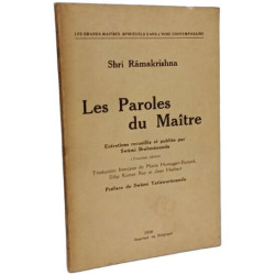 Les Paroles du Maître - Entretiens recueillis et publiés par Swami...