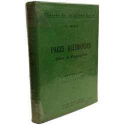 Pages allemandes d'hier et d'aujourd'hui - classe de deuxième cycle