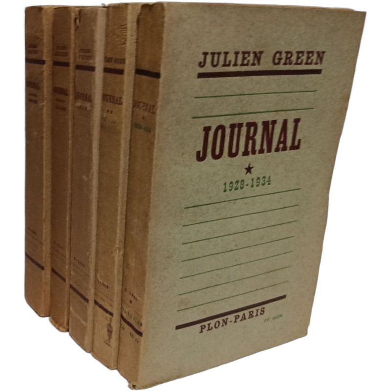 Journal - TOME I à V: 1928-1934, 1935-1939, 1940-1943, 1943-1945,...
