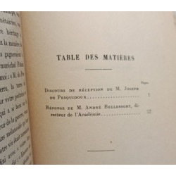Le fauteuil de Jacques Bainville. Discours de réception de M....