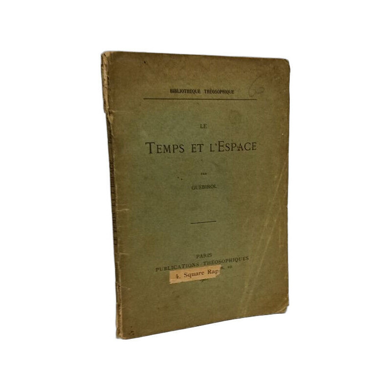 Le Temps et l'Espace