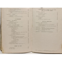 La Section en campagne - manuel de guerre