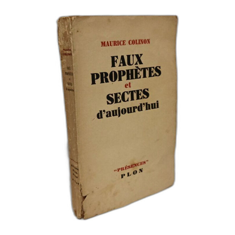 Faux prophètes et sectes d'aujourd'hui