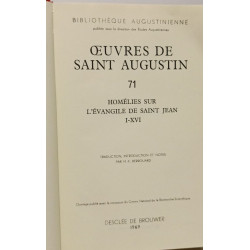 Homélies sur l'Évangile de Saint Jean I-XVI -- bibliothèque...