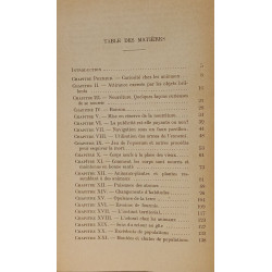 Curiosités de la vie animale
