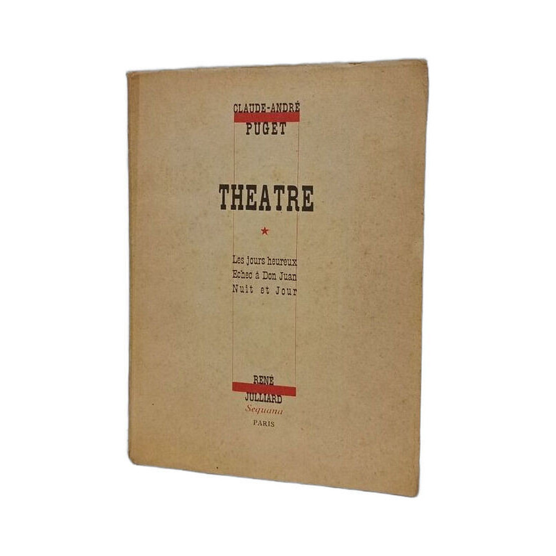 Théâtre - Tome 1 Les jour heureux