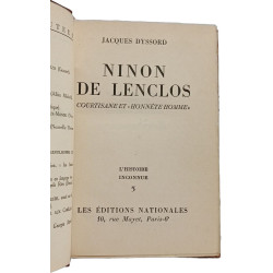 Ninon de Lenclos courtisane et « honnête homme » - exemplaire numéroté