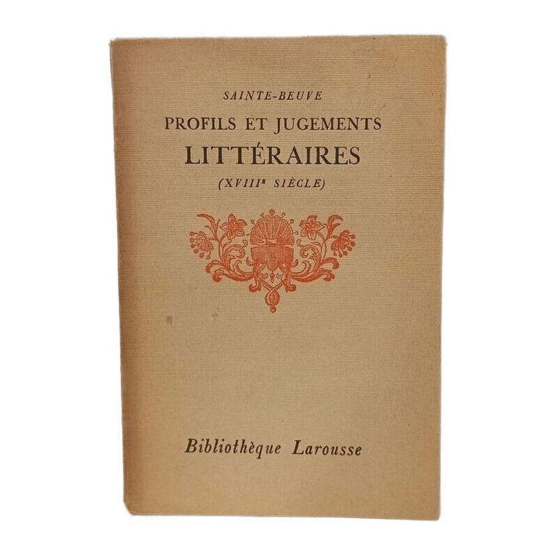 Profils et jugements littéraires Tome 2
