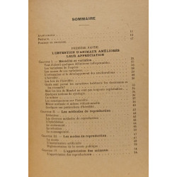 Sommaire de zootechnie