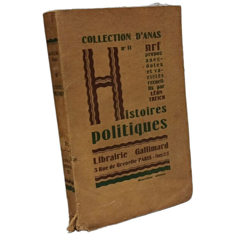 Histoires politiques / Coll. d'Anas n°11