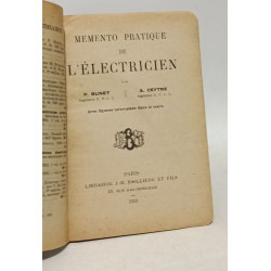 Memento pratique de l'électricien