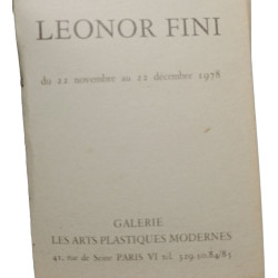 Léonor Fini : Exposition du 22 novembre au 22 décembre 1978...