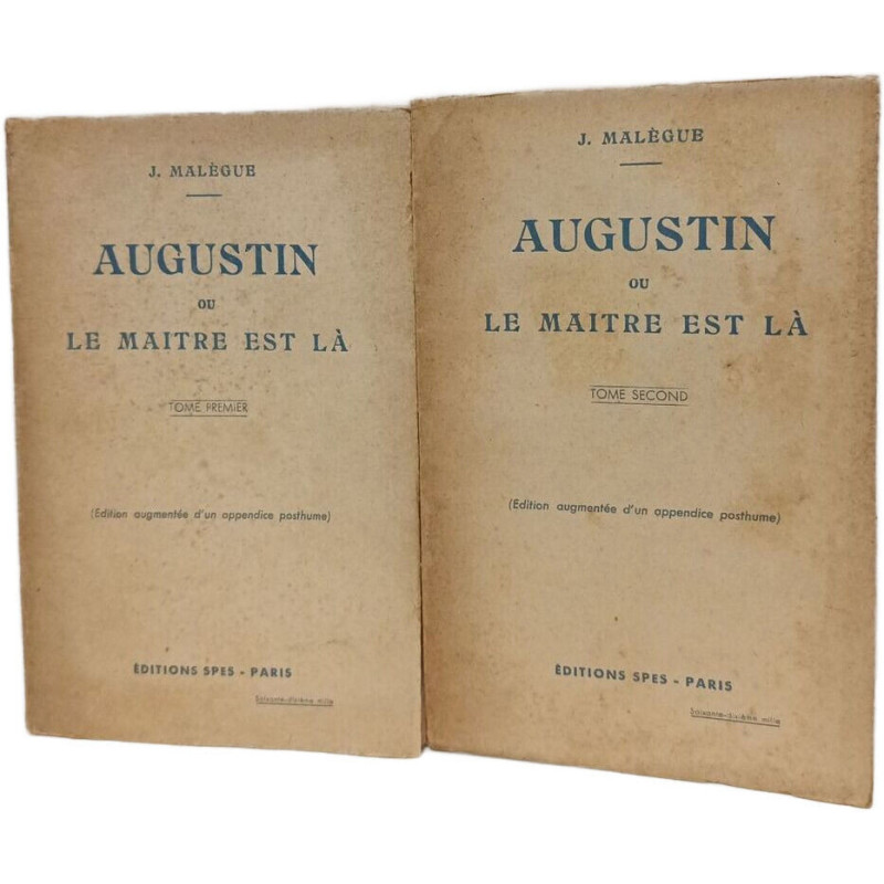Augustin ou Le Maître est là Tome 1 + Tome 2