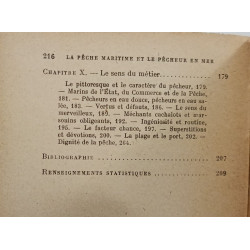 La pêche maritime et le pêcheur en mer