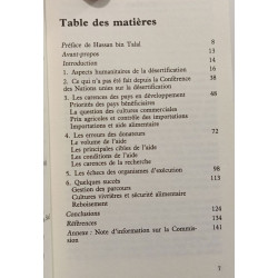 La desertification + La déforestation - rapport à la commission...