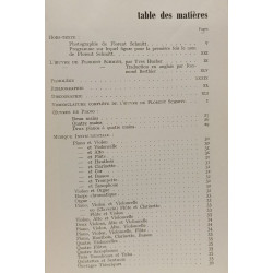 L'œuvre de Florent Schmitt - Catalogue
