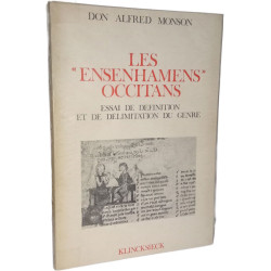 Les "ensenhamens" occitans: Essai de définition et de délimitation...
