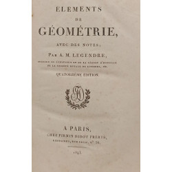 Éléments de géométrie avec des notes