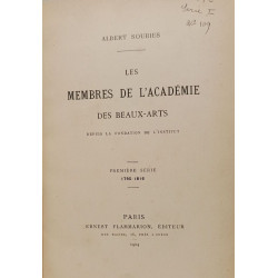 Les membres de l'Académie des Beaux-Arts