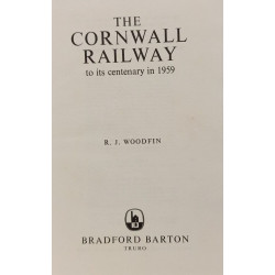 The Cornwall Railway to Its Centenary in 1959
