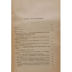 Biologie et physico-chimie