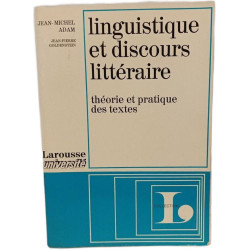 Linguistique et discours littéraire