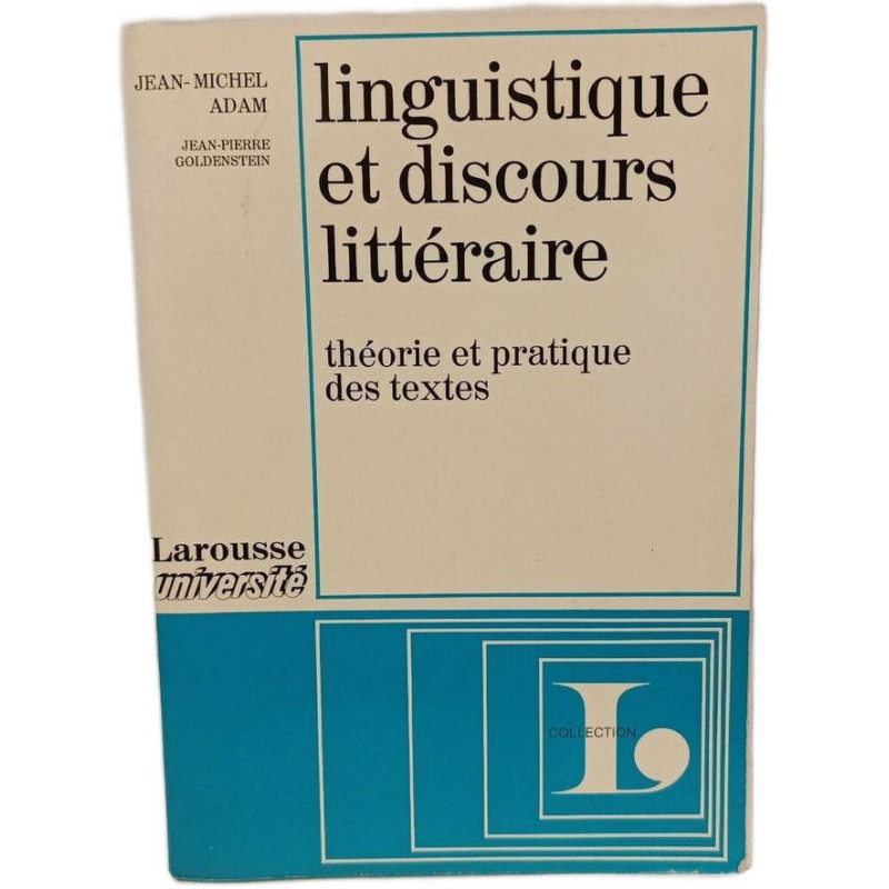 Linguistique et discours littéraire
