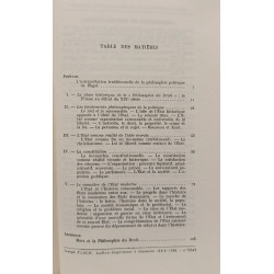 Hegel et l'État