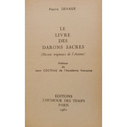 Le livre des darons sacrés