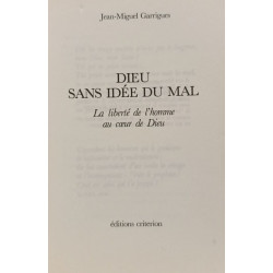 Dieu sans idée du mal