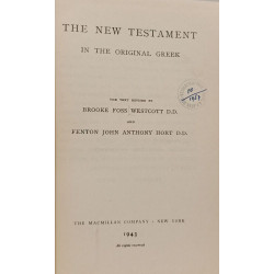 The New Testament in the Original Greek