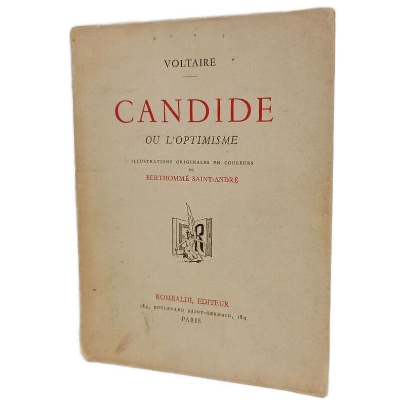 Candide ou l'optimisme - illustrations originales en couleurs de...