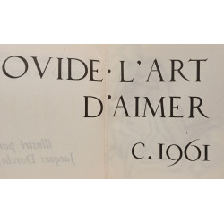 Ovide. L'art d'aimer