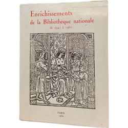 Enrichissements de la Bibliothèque nationale de 1945 à 1960