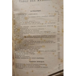 Arithmétique et Système métrique - cours supérieur