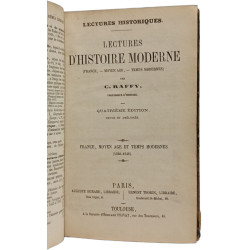 Lectures d'histoire moderne - France Moyen Age Temps modernes...