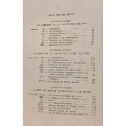 Préhistoire et histoire naturelle de l'homme
