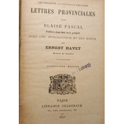 Lettres provinciales - les premières quatrième et treizième