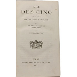 L'île des cinq sur les livres d'éducation