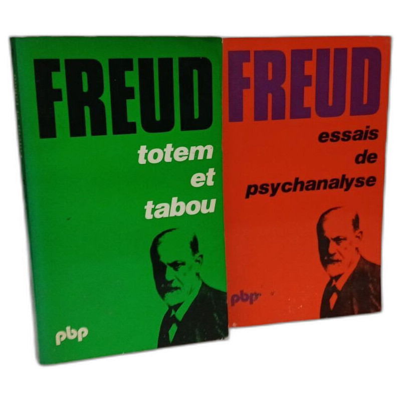 Totem et tabou + essais de psychanalyse --- 2 livres
