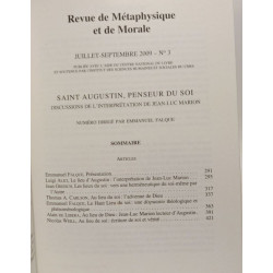 Saint Augustin penseur du soi --- RMM 2009 n° 3
